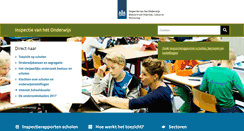 Desktop Screenshot of onderwijsinspectie.nl